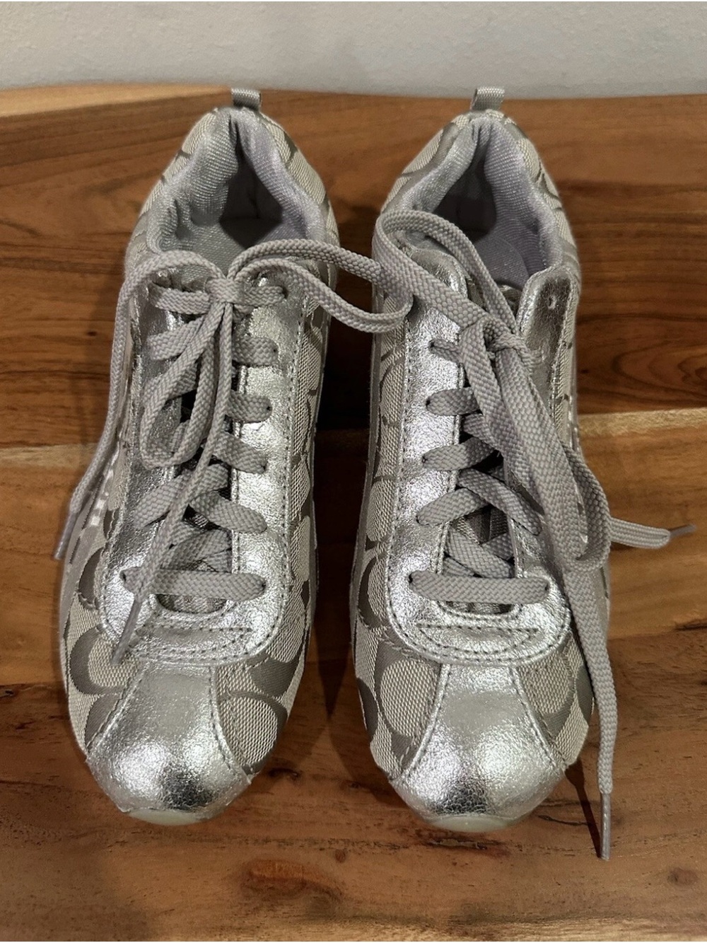 NWOT Coach Women’s Size 6.5 Silver Myla Shoes - Picture 6 of 8